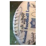 Minnesota Vikings Autographed Football by 7 Players Includes Joe Kapp, Mick Tingelhoff, & Chuck Foreman!