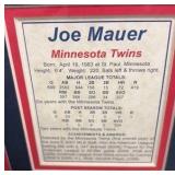 MINNESOTA TWINS 2008  Matted Art Joe Mauer & Justin Morneau 16" x 20"