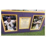 MINNESOTA VIKINGS Matted Art of BRETT FAVRE 16" x 20"