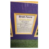 MINNESOTA VIKINGS Matted Art of BRETT FAVRE 16" x 20"