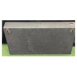 RARE GLASSED SHADOW BOX W/ HISTORY OF BASEBALL BABE RUTH 20" X 12" Vintage Repro