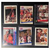 Michael Jordan 6-Card Chicago Bulls Basketball Card Lot (1)