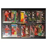 Xavier Worthy 18-Card Kansas City Chiefs Rookie Football Card Lot