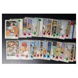 1973 & 1974 28-Card Topps Vintage Baseball Card Lot