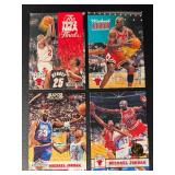 Michael Jordan 4-Card Chicago Bulls Basketball Card Lot (6)