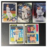 Aaron Judge 5-Card New York Yankees Baseball Card Lot (1)