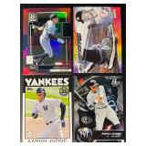 Aaron Judge 4-Card New York Yankees Basebal Card Lot