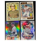 Adley Rutschman 4-Card Baltimore Orioles Rookie Baseball Card Lot (2)