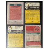 Julio Rodriguez 4-Card Seattle Mariners Baseball Card Lot (2 RCs)