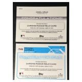 Oneil Cruz & Michael Harris II Topps Chrome Rookie Swatch Baseball Card Lot