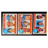 3-Card 1969 Topps Vintage Baseball NL ERA/Strikeout/Pitching Leaders Baseball Card Lot
