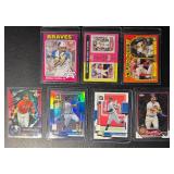 Ronald Acuna Jr. 7-Card Atlanta Braves Baseball Card Lot