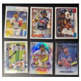 Ronald Acuna Jr. 6-Card Atlanta Braves Baseball Card Lot
