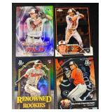 Gunnar Henderson 4-Card Baltimore Orioles Rookie Baseball Card Lot