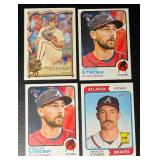 Spencer Strider 4-Card Atlanta Braves Baseball Card Lot (3 RCs!)