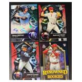 2023 Bowman Platinum 4-Card Rookie Baseball Card Lot