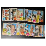 20-Card 1968 Topps Vintage Baseball Card Lot