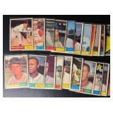 21-Card 1961 Topps Vintage Baseball Card Lot