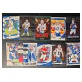 10-Card Josh Allen Insert/Base Buffalo Bills Football Card Lot