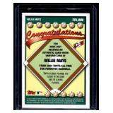 Willie Mays Game-Work Uniform Relic 2004 Topps All-Time Fan Favorites #FFR-WM Baseball Card