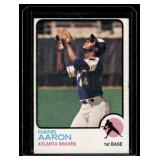 Hank Aaron 1973 Topps #100 Vintage BasebalL Card