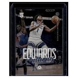 Anthony Edwards RC 2020-21 Chroonicles Luminance #143 Rookie Minnesota Timberwolves Basketball Card