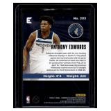 Anthony Edwards RC 2020-21 Chronicles Essentials #203 Rookie Minnesota Timberwolves Basketball Card