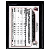 Joe Ryan /99 UK EDITION RC2022 Topps #19 Numbered 10/99 RARE Minnesota Twins Rookie Baseball Card