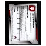 Fenando Mendoza 1st Bowman 2025 Boman Chrome University #109 Football Card