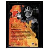 Shadeur Sanders RC 2025 Donruss Red Hot #RHR-SDS Rookie Football Card