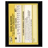 Mark McGwire RC 1987 Classic #121 Rookie Baseball Card