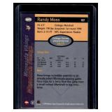Randy Moss RC 1998 Rookie of the Year Collector