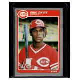 Eric Davis RC 1985 Fleer #533 Rookie Vintage BaseballCatd