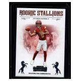 Jayden Daniels RC 2024 Contenders Rookie Stallions #3 Football Card