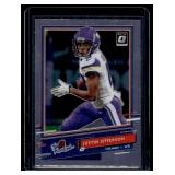 Justin Jefferson RC 2020 Donruss Optic The Rookies #TR-JUJ Minnesota Vikings Rookie Football Card
