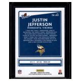 Justin Jefferson RC 2020 Donruss Optic The Rookies #TR-JUJ Minnesota Vikings Rookie Football Card