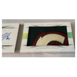 Mikael Granlund /49 AUTO / ROOKIE / PATCH Booklet Graded 8.5 / 10 - 2013-14 National Treasures #26 Rookie Jumbo Jerseys Bookley Autographs Prime - Nimbered 21/49 - NASTY PATCH!