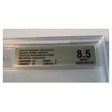 Mikael Granlund /49 AUTO / ROOKIE / PATCH Booklet Graded 8.5 / 10 - 2013-14 National Treasures #26 Rookie Jumbo Jerseys Bookley Autographs Prime - Nimbered 21/49 - NASTY PATCH!