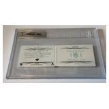 Mikael Granlund /49 AUTO / ROOKIE / PATCH Booklet Graded 8.5 / 10 - 2013-14 National Treasures #26 Rookie Jumbo Jerseys Bookley Autographs Prime - Nimbered 21/49 - NASTY PATCH!