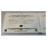 Mikael Granlund /49 AUTO / ROOKIE / PATCH Booklet Graded 8.5 / 10 - 2013-14 National Treasures #26 Rookie Jumbo Jerseys Bookley Autographs Prime - Nimbered 21/49 - NASTY PATCH!