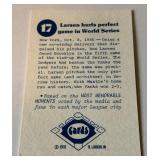 Don Larsen Perfect Game 1976 Diamond Jubilee #17 Vintage Baseball Card