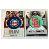 Byron Buxton and Juan Soto Medallion Card Lot