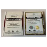 Byron Buxton and Juan Soto Medallion Card Lot