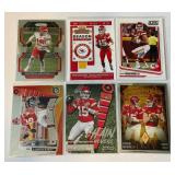 Patrick Mahomes 6 Card Football Lot