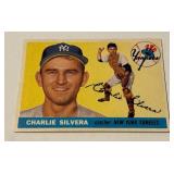 1955 Topps Charlie Silvera #188 Vintage Baseball Card