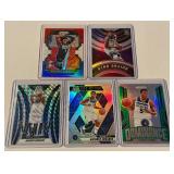 Anthony Edwards 5 Card Lot - Inserts, Color, Minnesota Timberwolves Basketball Cards
