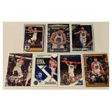 Steph Curry 7 Card Basketball Lot