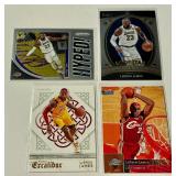 LeBron James 4 Card Basketball Lot