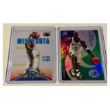 Kevin Garnett 2 Card RC / Refractor Basketball Lot