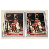 Michael Jordan 2 Card Lot 1992-93 Fleer Ultra #27